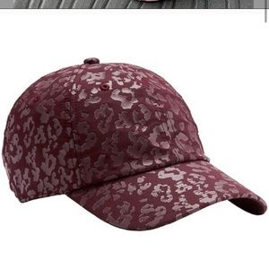 Athleta Maroon Reflective Hat